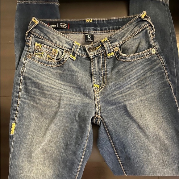 True Religion Denim Womens Jennie Skinny Curvy Size 25 - Picture 2 of 4